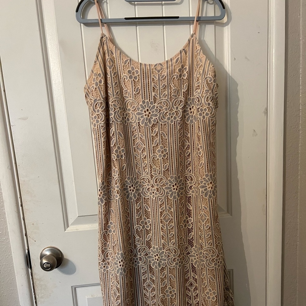 Eri+ali worn once size L lace dress